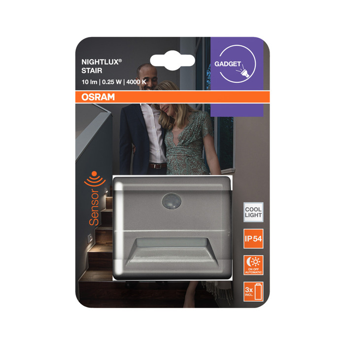 Osram Nightlux Stair sensorlampe batteri